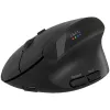 Pelė CANYON MW-25 ergonomiška LED AA dviejų režimų belaidė juoda