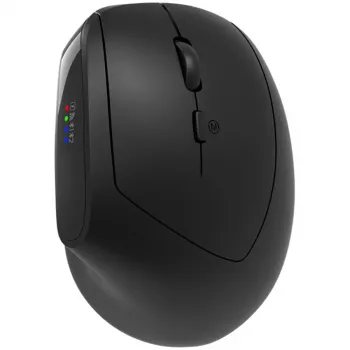 Pelė CANYON MW-25 ergonomiška LED AA dviejų režimų belaidė juoda