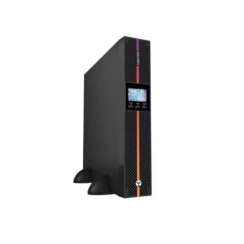 Vertiv Liebert GXE3-1000IRT2UXL nepertraukiamo maitinimo šaltinis (UPS) dvigubo keitimo (online) 1 kVA 900 W 8 kintamosios srovės lizdai