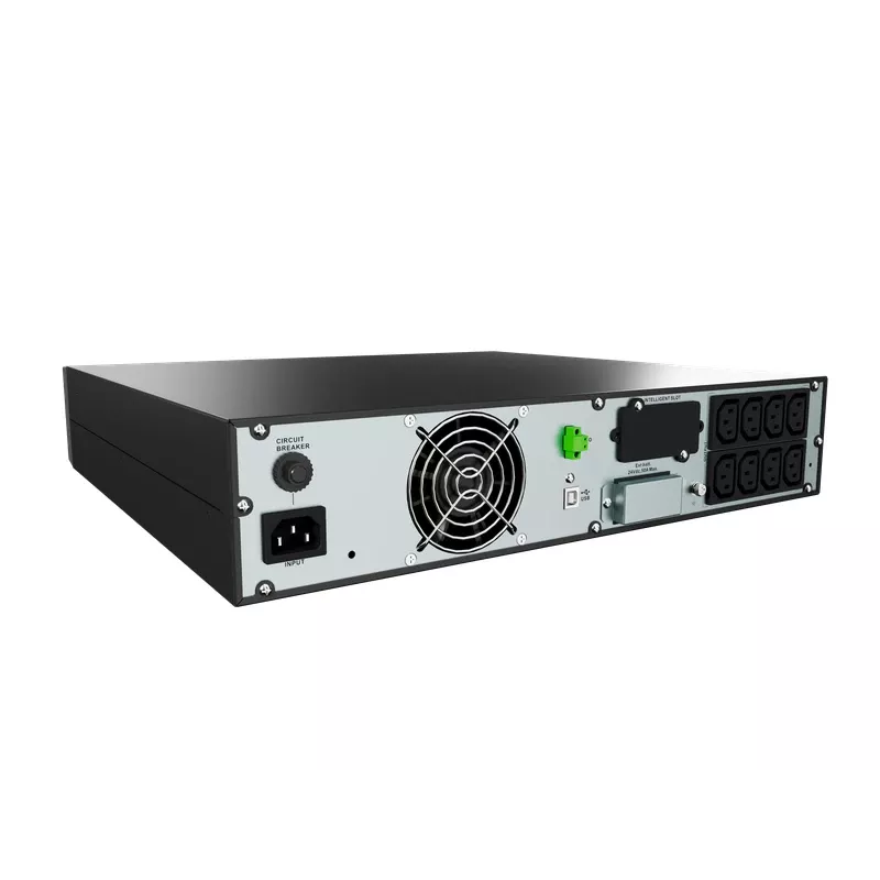 Vertiv Liebert GXE3-1000IRT2UXL nepertraukiamo maitinimo šaltinis (UPS) dvigubo keitimo (online) 1 kVA 900 W 8 kintamosios srovės lizdai