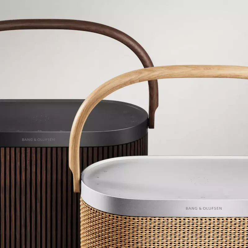 Bang & Olufsen Beosound A5 nešiojamoji kolonėlė, Dark Oak (gaubtas ir rankena)