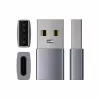 Kabelio lyčių keitiklis Satechi ST-TAUCM USB-A į USB-C pilkas