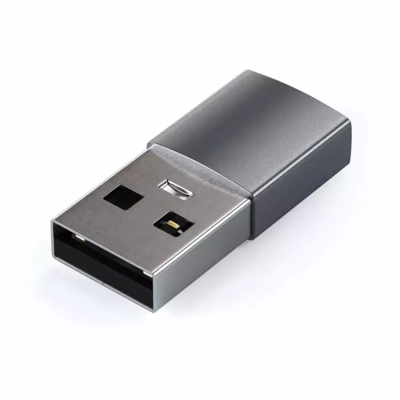 Kabelio lyčių keitiklis Satechi ST-TAUCM USB-A į USB-C pilkas