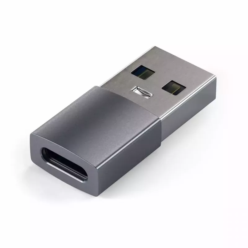 Kabelio lyčių keitiklis Satechi ST-TAUCM USB-A į USB-C pilkas