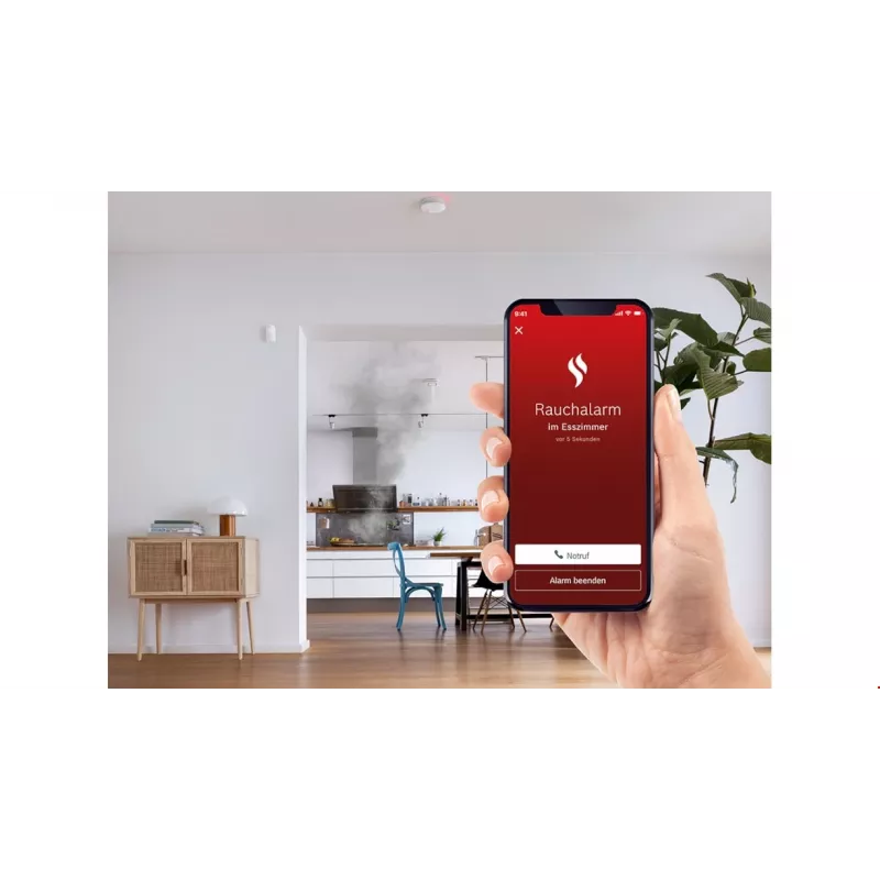 Bosch 8 750 002 142 išmanusis dūmų detektorius Belaidis ryšys
