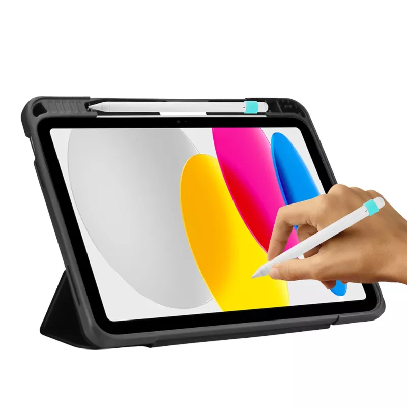 DEQSTER Rugged MAX dėklas iPad 10.9 colių (10-osios kartos), juodas