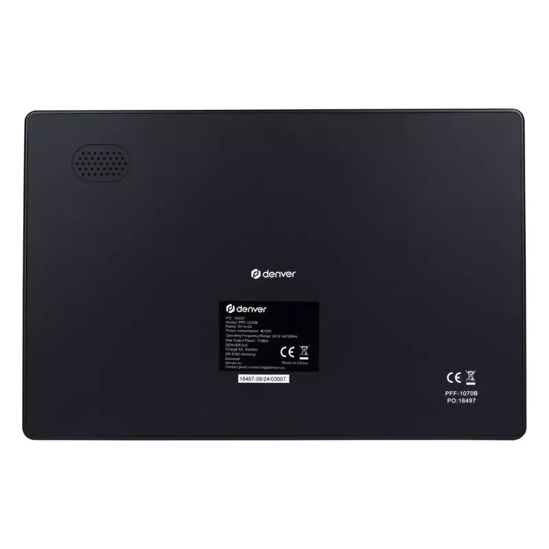 Skaitmeninis nuotraukų rėmelis Denver PFF-1070B 10,1 colio jutiklinis ekranas Wi-Fi juodas