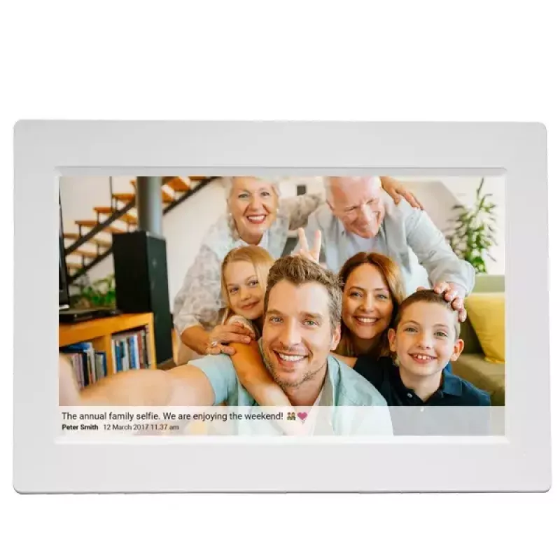 Skaitmeninis nuotraukų rėmelis Denver PFF-1015W 10,1 colio jutiklinis ekranas Wi-Fi 1280x800