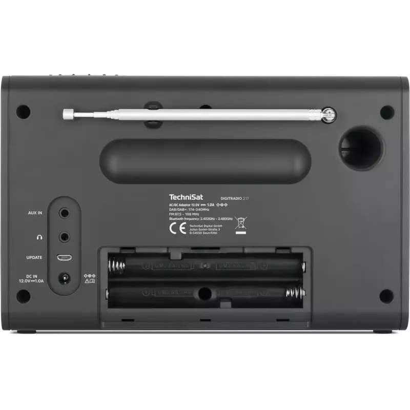 Nešiojamasis radijas TechniSat DIGITRADIO 217 Analoginis ir skaitmeninis DAB+ FM