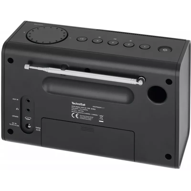 Nešiojamasis radijas TechniSat DIGITRADIO 217 Analoginis ir skaitmeninis DAB+ FM