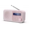 Nešiojamasis radijas Sharp DR-P420 skaitmeninis imtuvas DAB DAB+ FM rožinis