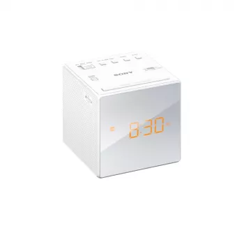 Sony ICF-C1, Laikrodis, AM, FM, 87.5 - 108 MHz, 531 - 1602 kHz, 0.1 W, 6.6 cm