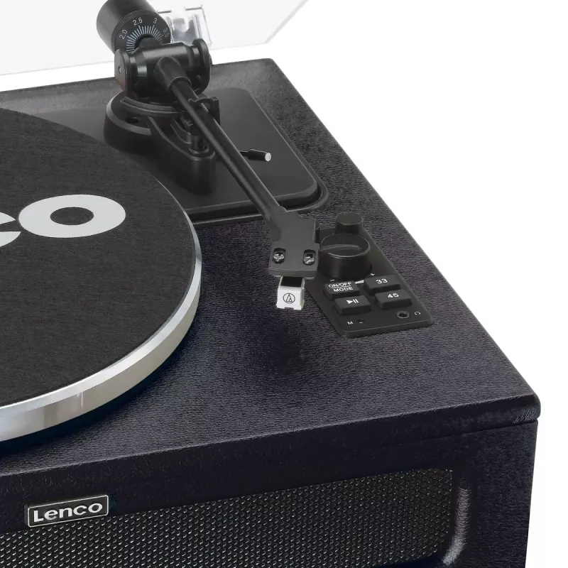 Belt-drive audio turntable Lenco LS-430BK Juoda 40W Bluetooth