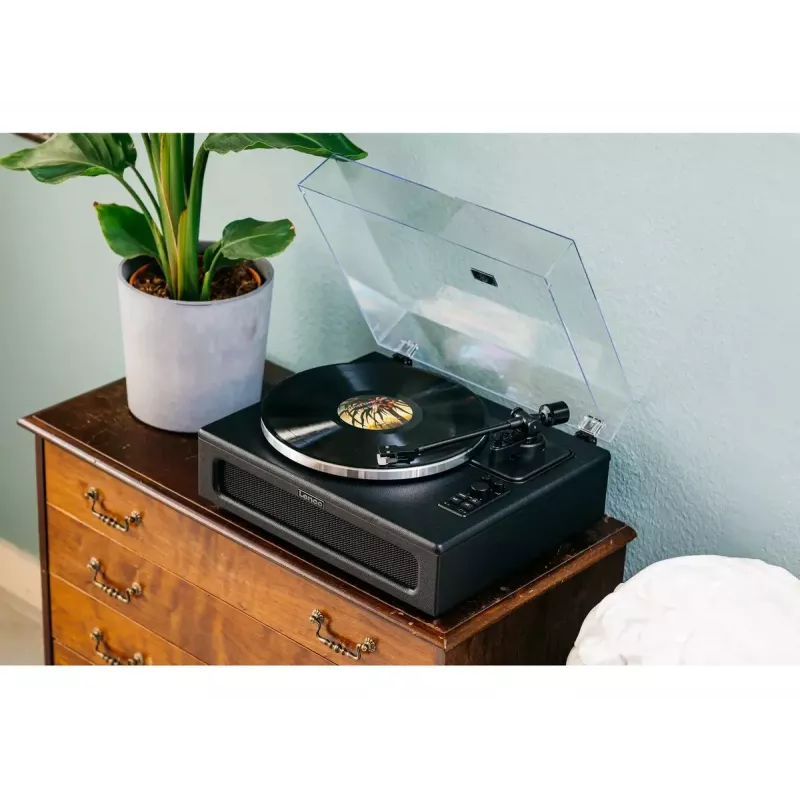 Belt-drive audio turntable Lenco LS-430BK Juoda 40W Bluetooth