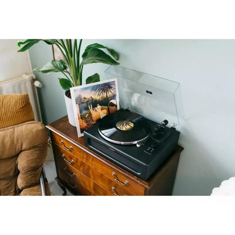 Belt-drive audio turntable Lenco LS-430BK Juoda 40W Bluetooth