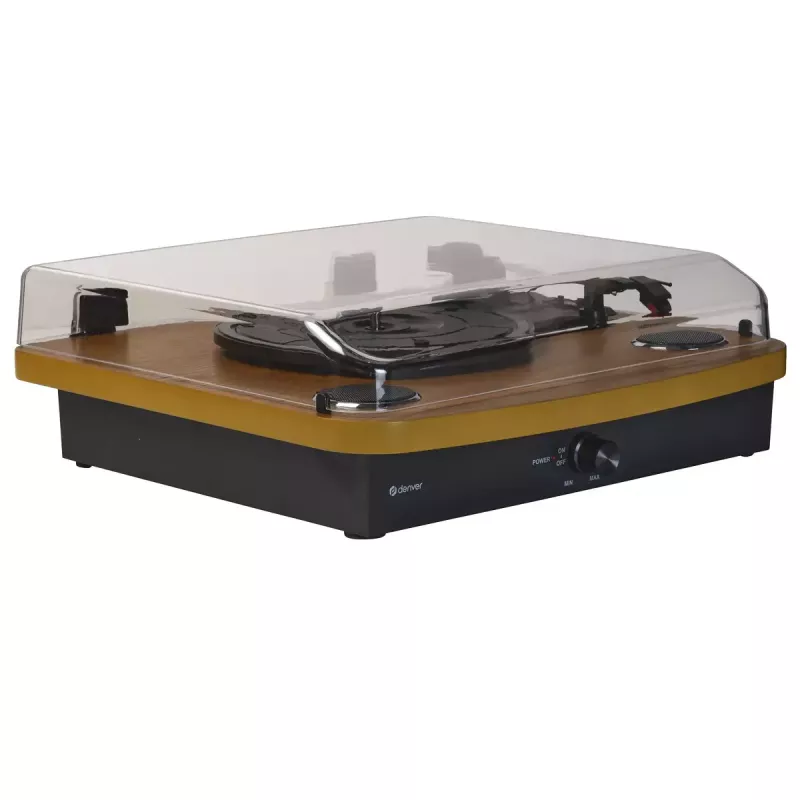 Denver VPL-230LW Juoda Wood Semi Automatic Turntable 2W RMS