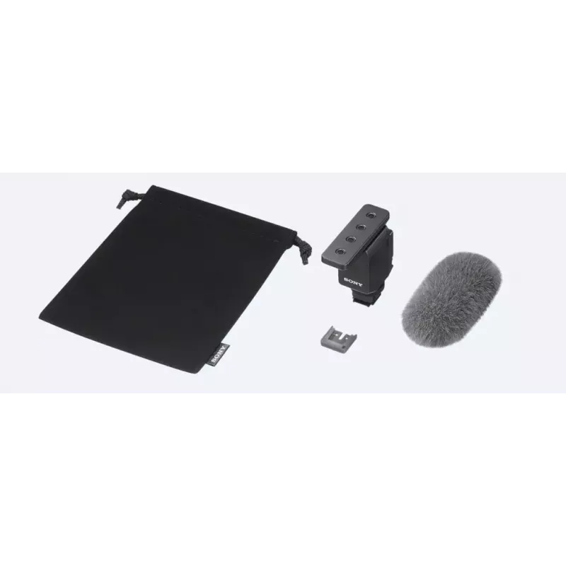 Sony ECM-B10 Juodas skaitmeninės kameros mikrofonas