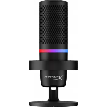 HyperX DuoCast – USB mikrofonas (juodas) – RGB apšvietimas