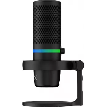 HyperX DuoCast – USB mikrofonas (juodas) – RGB apšvietimas