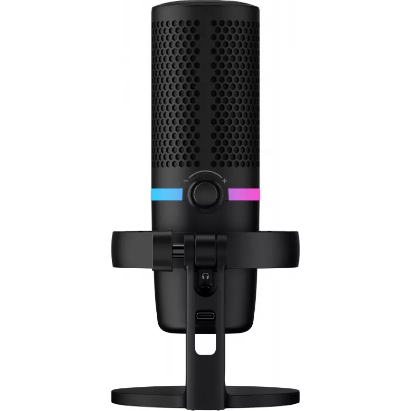 HyperX DuoCast – USB mikrofonas (juodas) – RGB apšvietimas