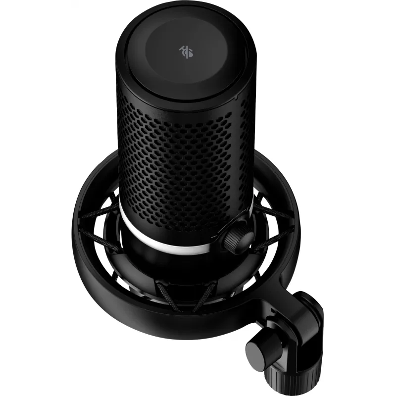 HyperX DuoCast – USB mikrofonas (juodas) – RGB apšvietimas