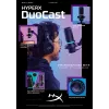 HyperX DuoCast – USB mikrofonas (juodas) – RGB apšvietimas