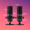 HyperX DuoCast – USB mikrofonas (juodas) – RGB apšvietimas