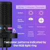 HyperX DuoCast – USB mikrofonas (juodas) – RGB apšvietimas