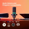HyperX DuoCast – USB mikrofonas (juodas) – RGB apšvietimas