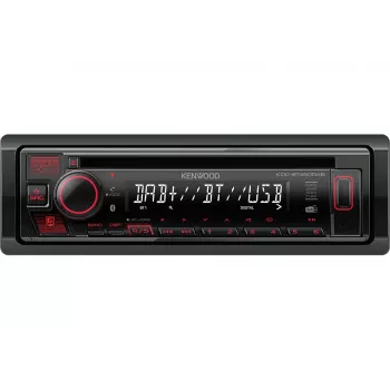 Kenwood KDC-BT450DAB automobilinė multimedijos sistema Juoda 50 W Bluetooth