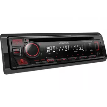Kenwood KDC-BT450DAB automobilinė multimedijos sistema Juoda 50 W Bluetooth