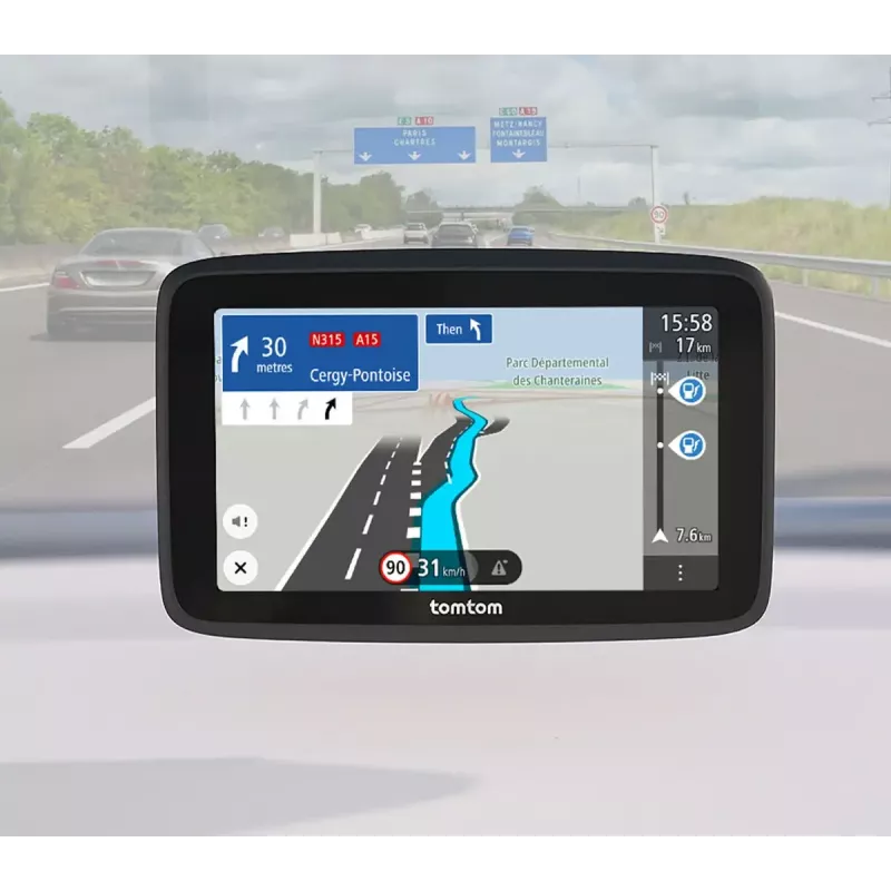 TomTom GO Classic navigator 7 colių lietimui jautrus ekranas Juoda 32GB 2000MB RAM