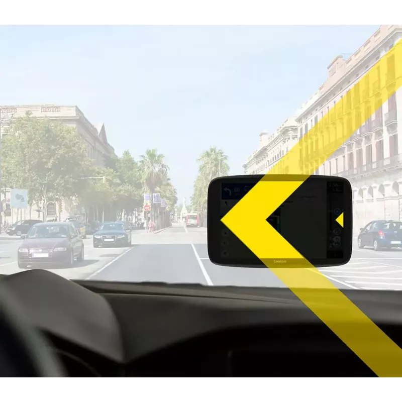 Rankinis GPS navigatorius TOMTOM GO su 7 colių jutikliniu ekranu, 32 GB, Europos žemėlapiai, juodas