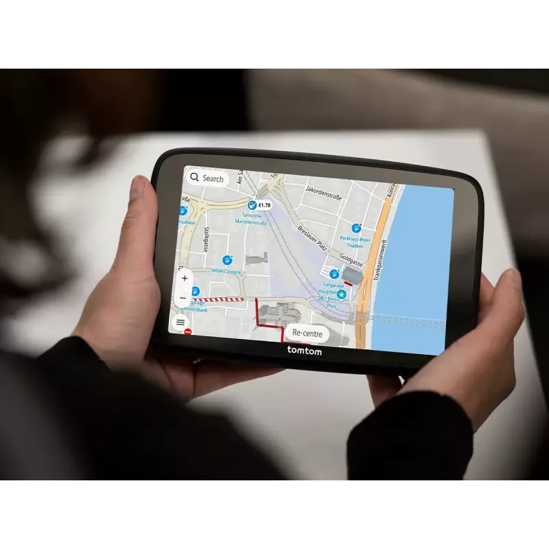 Rankinis GPS navigatorius TOMTOM GO su 7 colių jutikliniu ekranu, 32 GB, Europos žemėlapiai, juodas