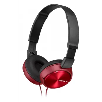 Sony MDR-ZX310AP, laidinės, 10 - 24000 Hz, Skambučiai/Muzika, 125 g, Ausinės, Raudona