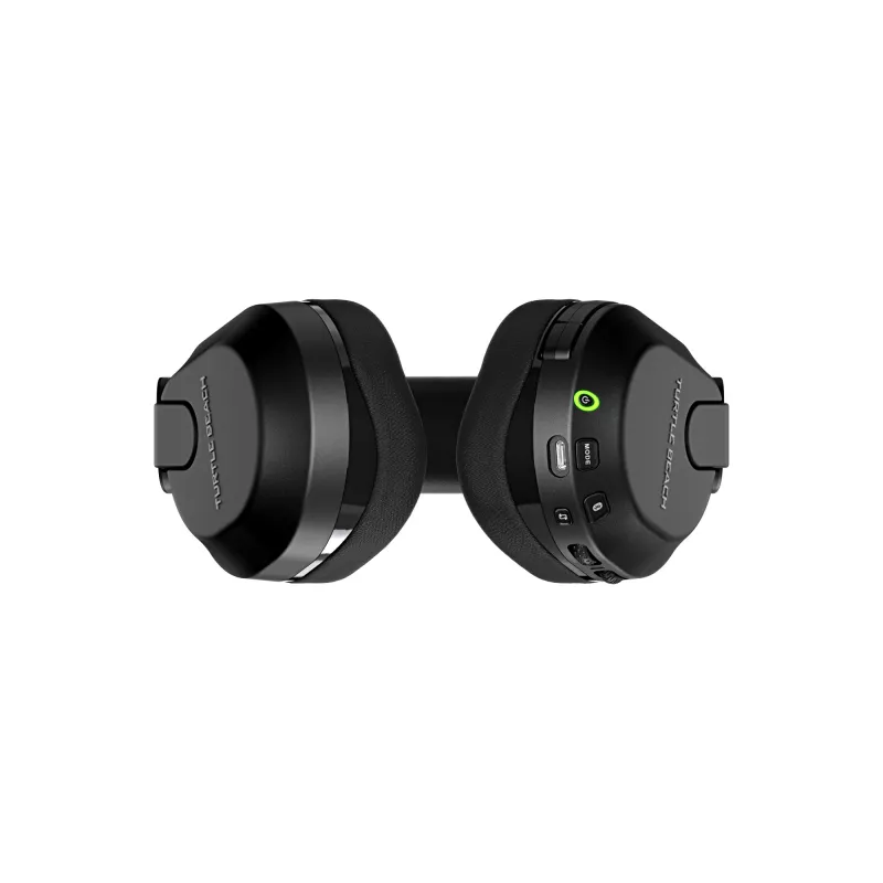 Turtle Beach Stealth 600 Juoda PC belaidės žaidimų ausinės su iki 80 val. baterija, 50 mm garsiakalbiais ir Bluetooth, skirtos PC, PS5, PS4 ir mobiliesiems įrenginiams