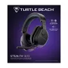 Turtle Beach Stealth 600 Juoda PC belaidės žaidimų ausinės su iki 80 val. baterija, 50 mm garsiakalbiais ir Bluetooth, skirtos PC, PS5, PS4 ir mobiliesiems įrenginiams
