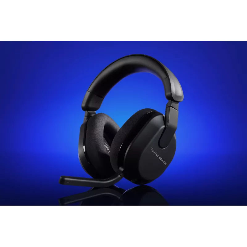 Turtle Beach Stealth 600 Juodos Spalvos PlayStation Belaidės Žaidimų Ausinės su Iki 80 val. Baterija, 50 mm Garsiakalbiais ir Bluetooth, skirtos PS5, PS4, PC ir Mobiliesiems