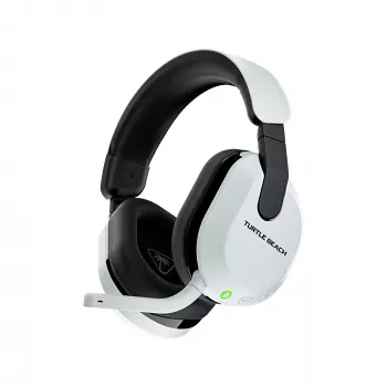 Turtle Beach Stealth 600 White PlayStation belaidės žaidimų ausinės su iki 80 val. baterija, 50 mm garsiakalbiais ir Bluetooth, skirtos PS5, PS4, PC ir mobiliesiems įrenginiams
