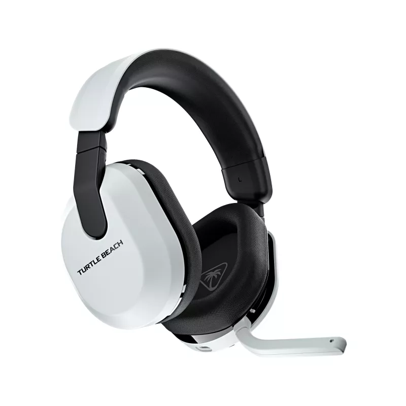 Turtle Beach Stealth 600 White PlayStation belaidės žaidimų ausinės su iki 80 val. baterija, 50 mm garsiakalbiais ir Bluetooth, skirtos PS5, PS4, PC ir mobiliesiems įrenginiams