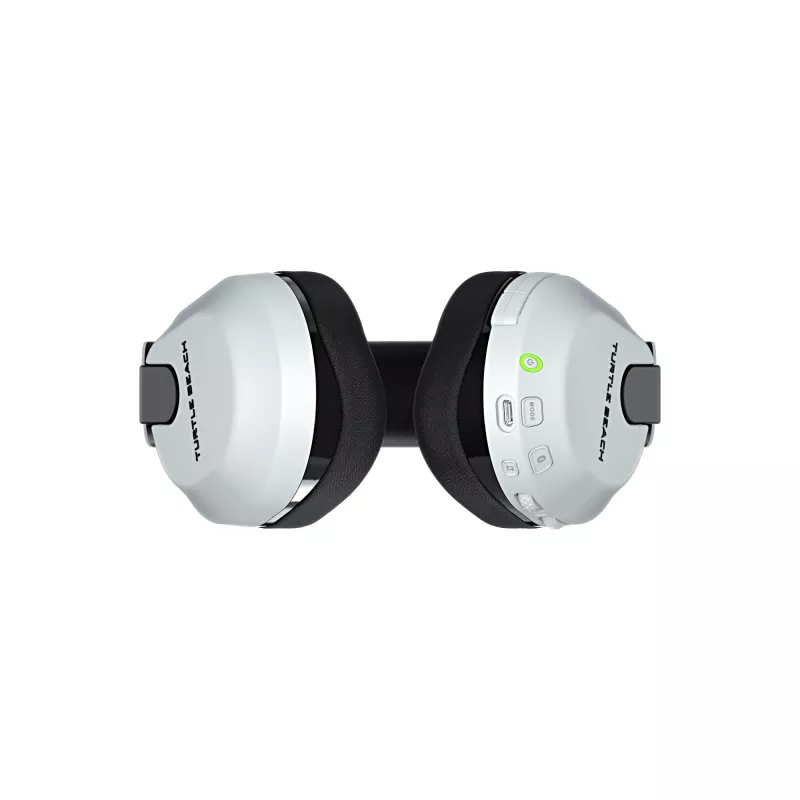 Turtle Beach Stealth 600 White PlayStation belaidės žaidimų ausinės su iki 80 val. baterija, 50 mm garsiakalbiais ir Bluetooth, skirtos PS5, PS4, PC ir mobiliesiems įrenginiams