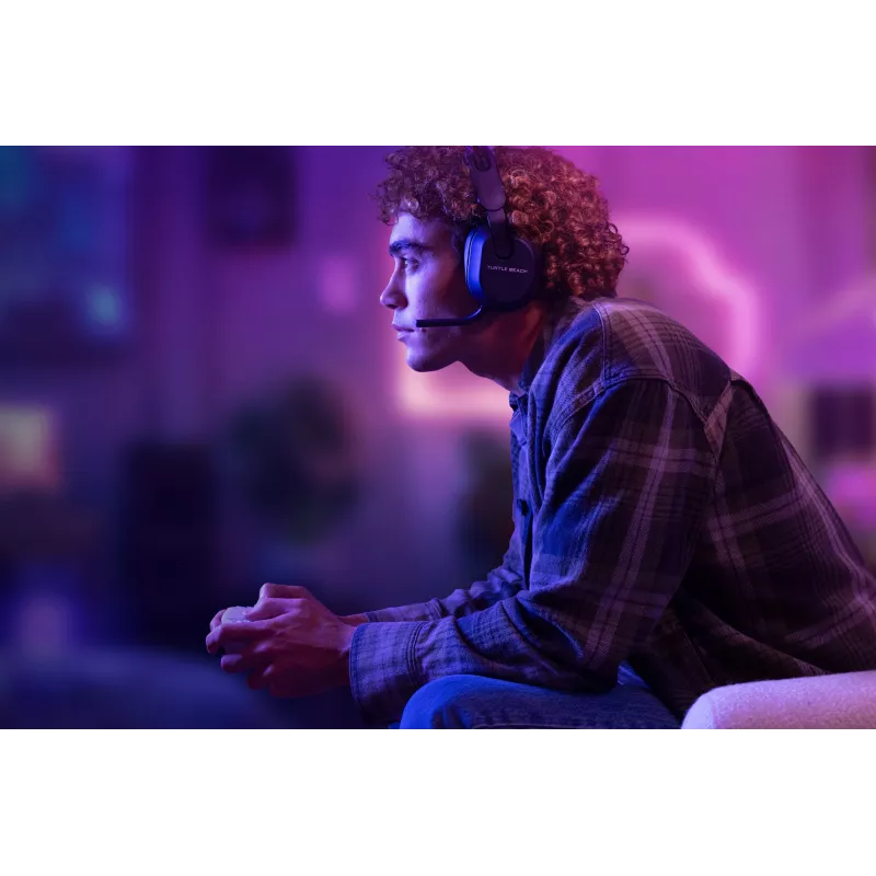 Turtle Beach Stealth 500 Juoda PlayStation belaidės žaidimų ausinės su iki 40 val. baterija ir Bluetooth, skirtos PS5, PS4, PC ir mobiliesiems