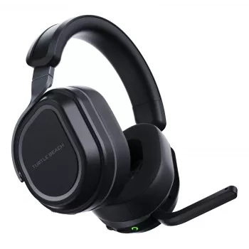 Turtle Beach Stealth 700 juodos belaidės PlayStation žaidimų ausinės su iki 80 val. baterija, Bluetooth, dvigubais siųstuvais ir 60 mm garsiakalbiais, skirtos PS5, PS4, PC ir mobiliesiems