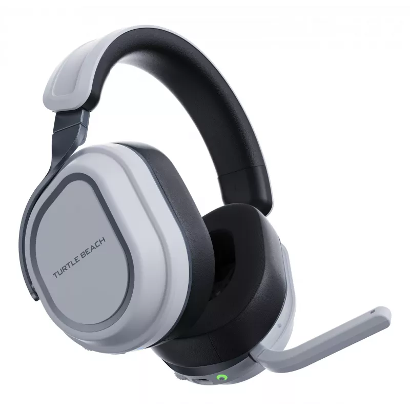 Turtle Beach Stealth 700 baltos spalvos PlayStation belaidės žaidimų ausinės su iki 80 val. baterija, Bluetooth, dviem siųstuvais ir 60 mm garsiakalbiais, skirtos PS5, PS4, PC ir mobiliesiems įrenginiams