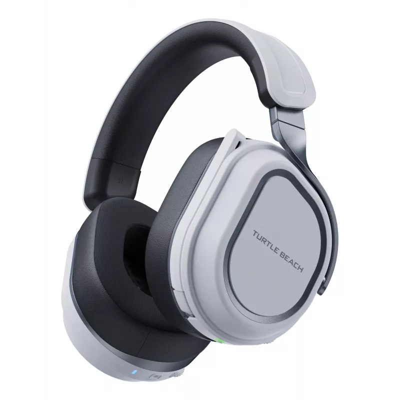 Turtle Beach Stealth 700 baltos spalvos PlayStation belaidės žaidimų ausinės su iki 80 val. baterija, Bluetooth, dviem siųstuvais ir 60 mm garsiakalbiais, skirtos PS5, PS4, PC ir mobiliesiems įrenginiams
