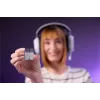Turtle Beach Stealth 700 baltos spalvos PlayStation belaidės žaidimų ausinės su iki 80 val. baterija, Bluetooth, dviem siųstuvais ir 60 mm garsiakalbiais, skirtos PS5, PS4, PC ir mobiliesiems įrenginiams