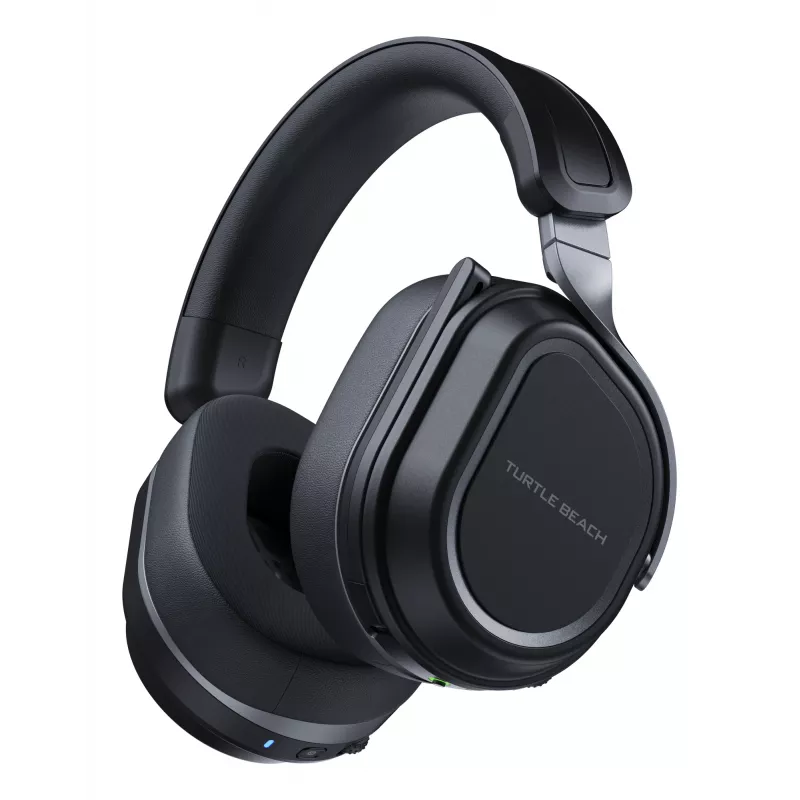 Turtle Beach Stealth 700 juodos belaidės žaidimų ausinės, skirtos Xbox, su 80 val. baterija, Bluetooth, dvigubais siųstuvais ir 60 mm garsiakalbiais, skirtos Xbox Series X arba S, Xbox One, kompiuteriui ir mobiliesiems įrenginiams
