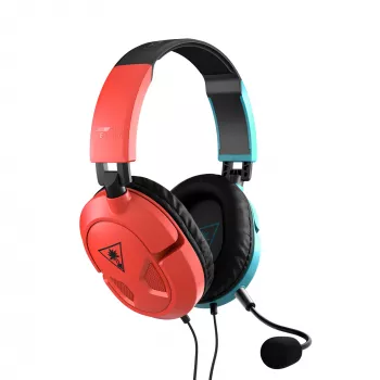 Turtle Beach Recon 50 ausinės laidinės ant galvos skirtos žaidimams mėlynos, raudonos