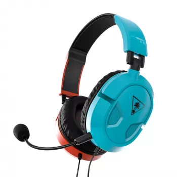 Turtle Beach Recon 50 ausinės laidinės ant galvos skirtos žaidimams mėlynos, raudonos