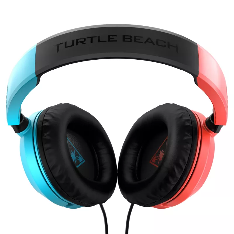 Turtle Beach Recon 50 ausinės laidinės ant galvos skirtos žaidimams mėlynos, raudonos